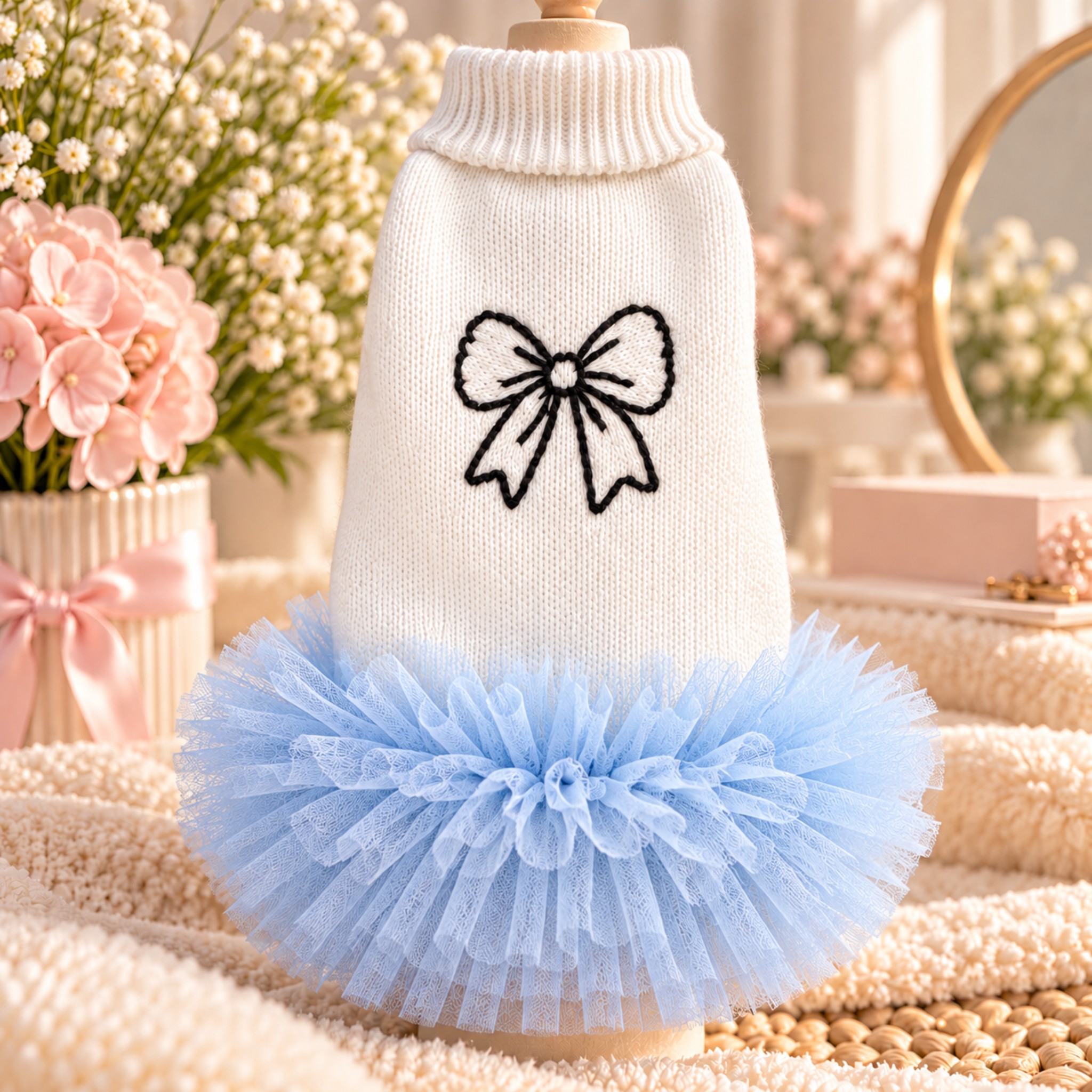 Maglioncino Fiocco di Tulle